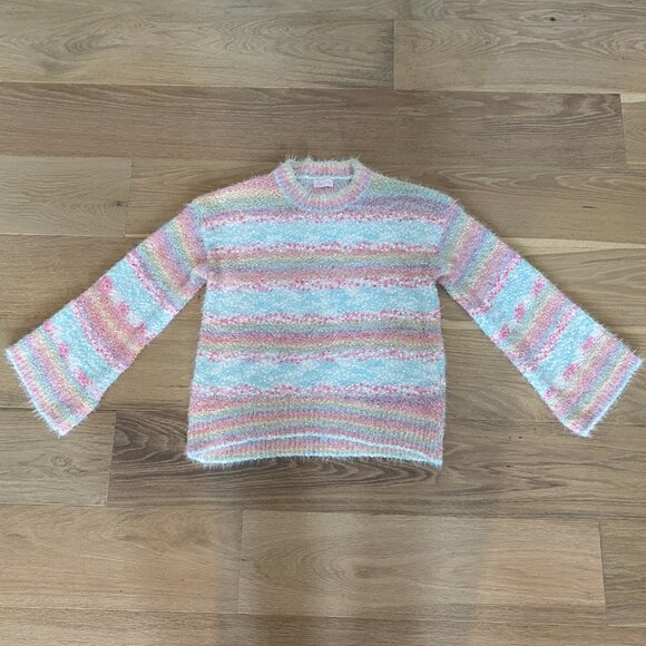 Pink Lily Multicolor Pastel Sweater Size M/L - Picture 6 of 9
